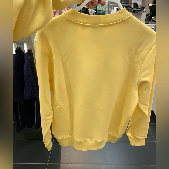 Brand New! Lacoste+Minecraft Yellow UNISEX Sweatshirt, Size S